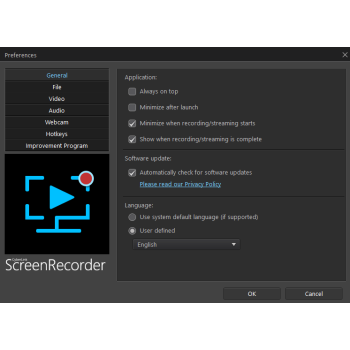 Program ScreenRecorder 4 CyberLink